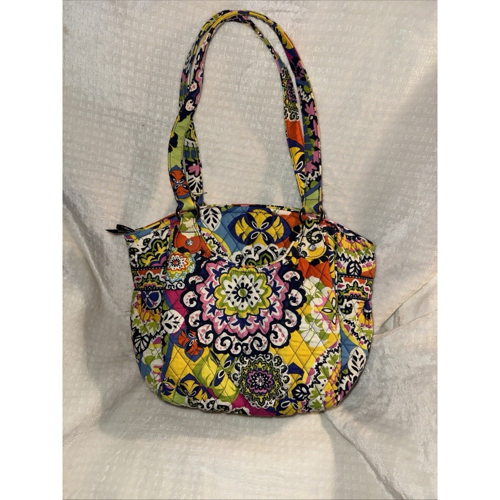 Retired Vera Bradley Rio Pleated Tote Bag
